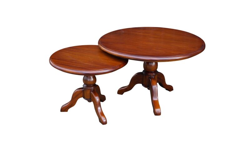 Engelse Salontafel Round Set Mrhiggins