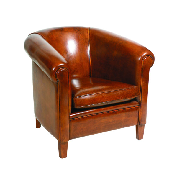 Klassieke schaapsleren fauteuil Tower